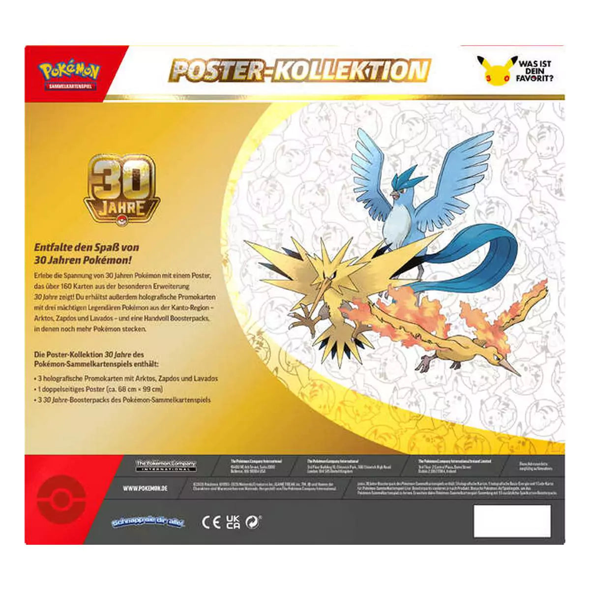 Pokémon - 30 Jahre Poster-Kollektion - DE