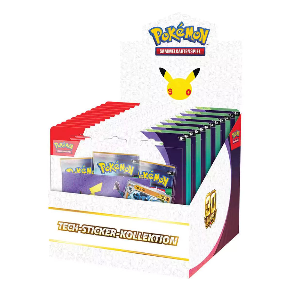 Pokémon - 30 Jahre Tech-Sticker-Kollektion - DE