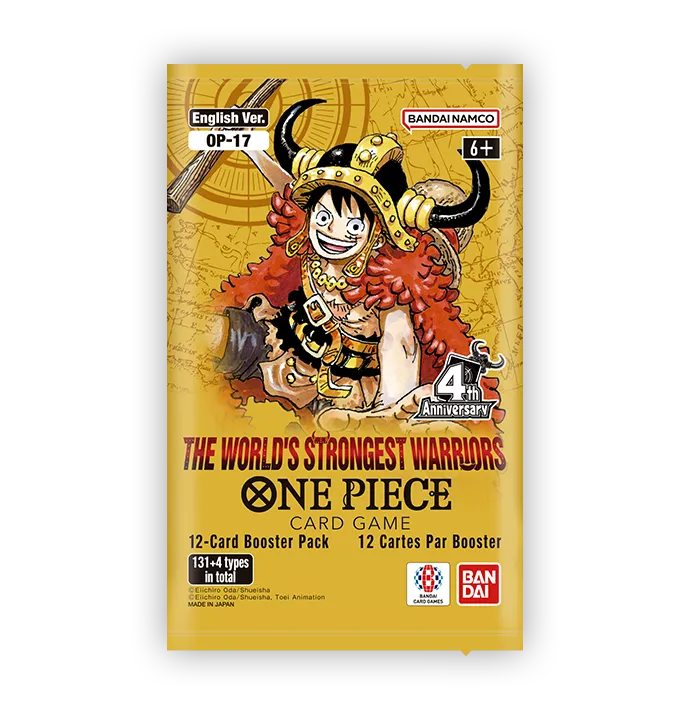 One Piece Card Game - THE WORLD’S STRONGEST WARRIORS - OP17 Booster Display (24 Packs) - EN