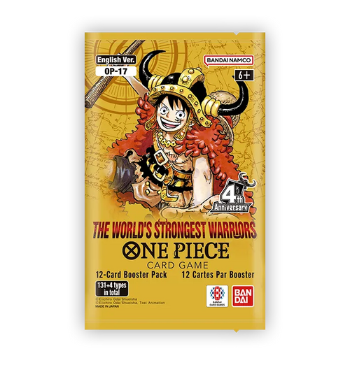 One Piece Card Game - THE WORLD’S STRONGEST WARRIORS - OP17 Booster Display (24 Packs) - EN